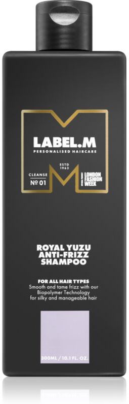 label.m Royal Yuzu shampoing pour cheveux indisciplinés et frisottis 300 ml