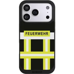 Nivocase Handyhülle für Apple iPhone 17 Pro Hülle NIVOpure Case Schwarz Beruf Feuerwehr Feuerwehrmann (Apple iPhone 17 Pro), Smartphone Hülle, Schwarz