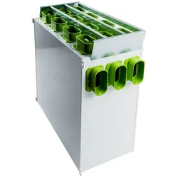 Wolf Luftverteiler DN160 für CWL-F-150 2x9 Stutzen DN63 mit je 5 Rohrkappen - 2577842 - LB37231