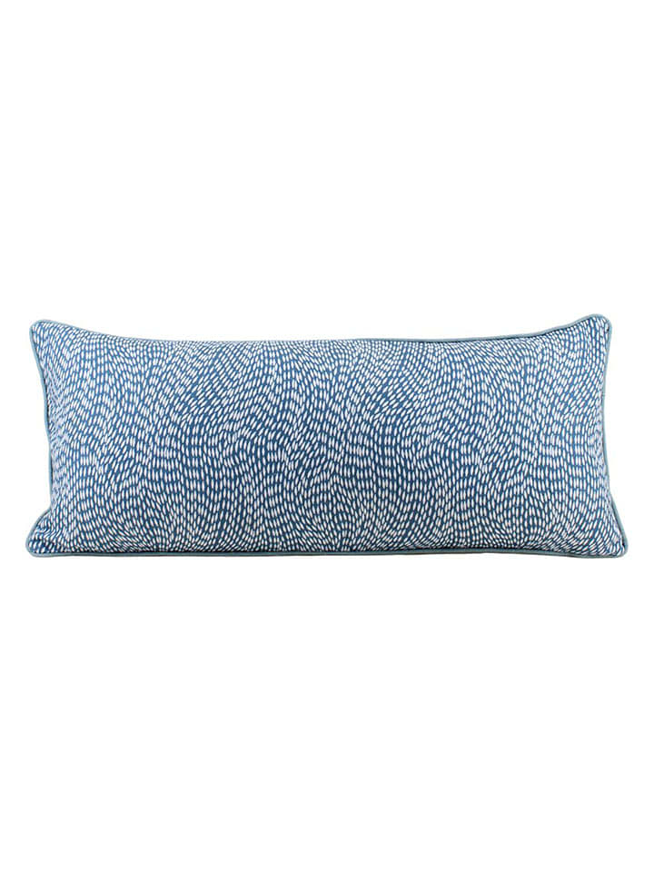 Ornami Outdoor-Kissen "Shibo" in Blau - (L)30 x (B)70 cm - onesize