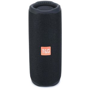 T&G Bluetooth-Lautsprecher TG365, schwarz, mit RGB-Beleuchtung, 3h Akkulaufzeit, 10 W