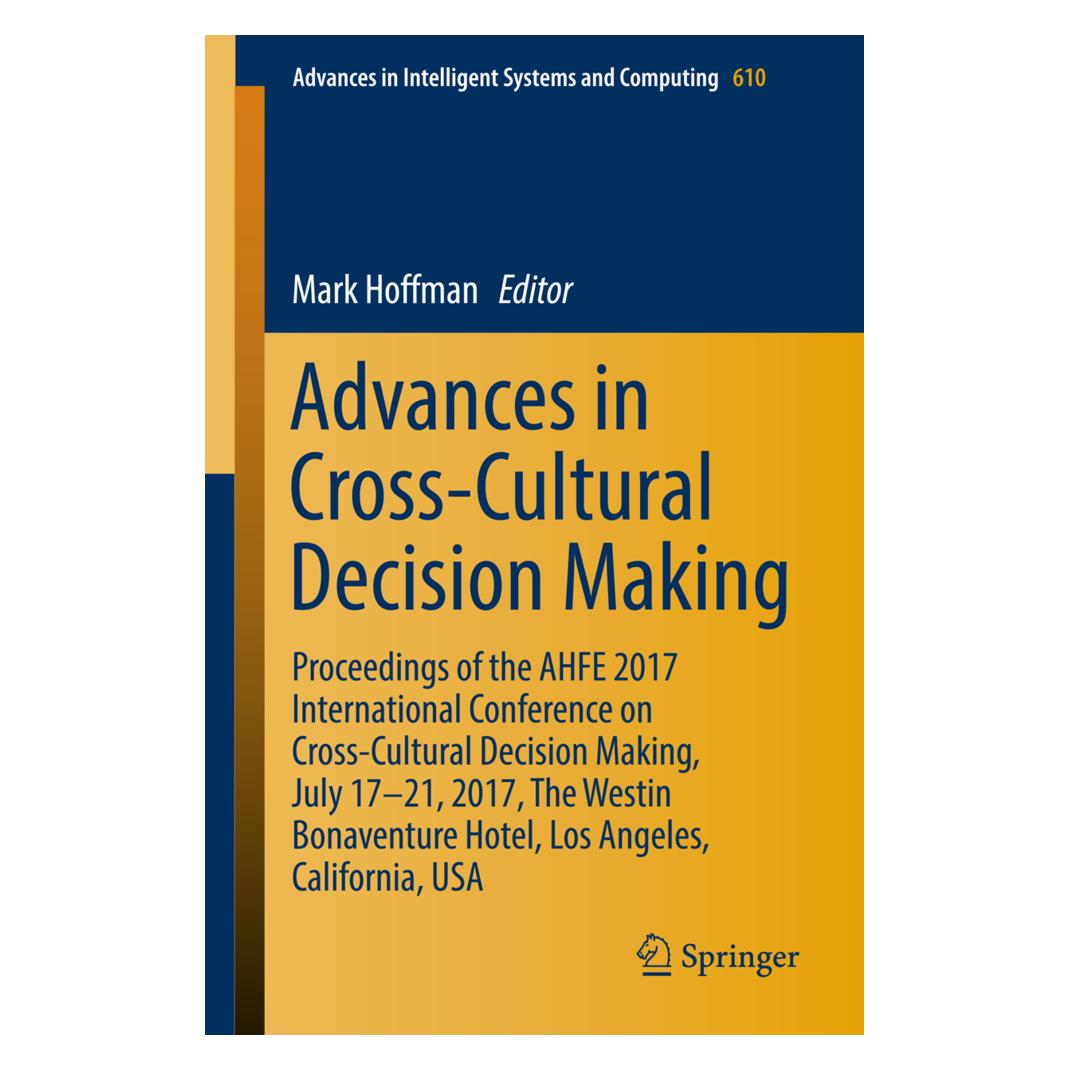 Springer Advances in Cross-Cultural Decision Making (Englisch, Softcover, Mark Hoffman) (15903593)