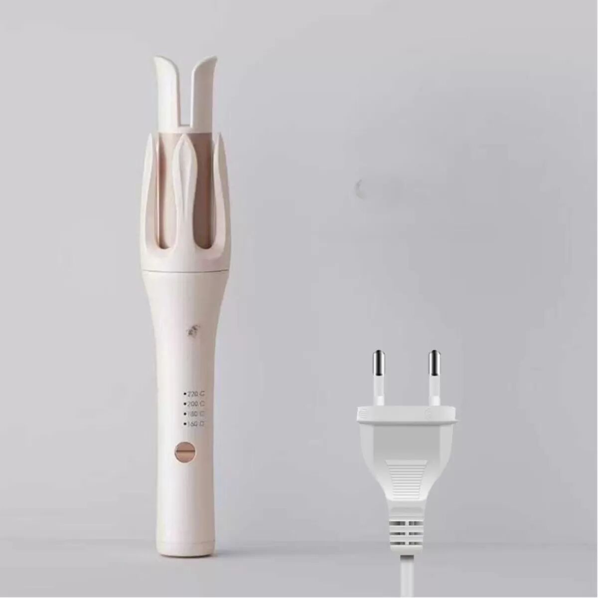 INF 32-mm-Doppelrillen-Lockenstab, vollautomatisch – Ionen-Keramik-Ölbeschichtung, 2-in-1-Glätteisen und Lockenstab, EU 110–240 Beige