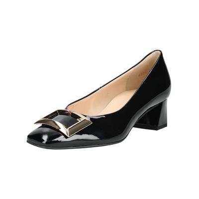 Pumps HÖGL "Högl Pumps Leder", Damen, Gr. 38, schwarz lack, Leder, Schuhe Pumps