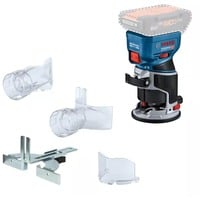 Akku-Kantenfräse GKF 18V-8 Professional solo, 18Volt, Oberfräse blau/schwarz, ohne Akku und Ladegerät