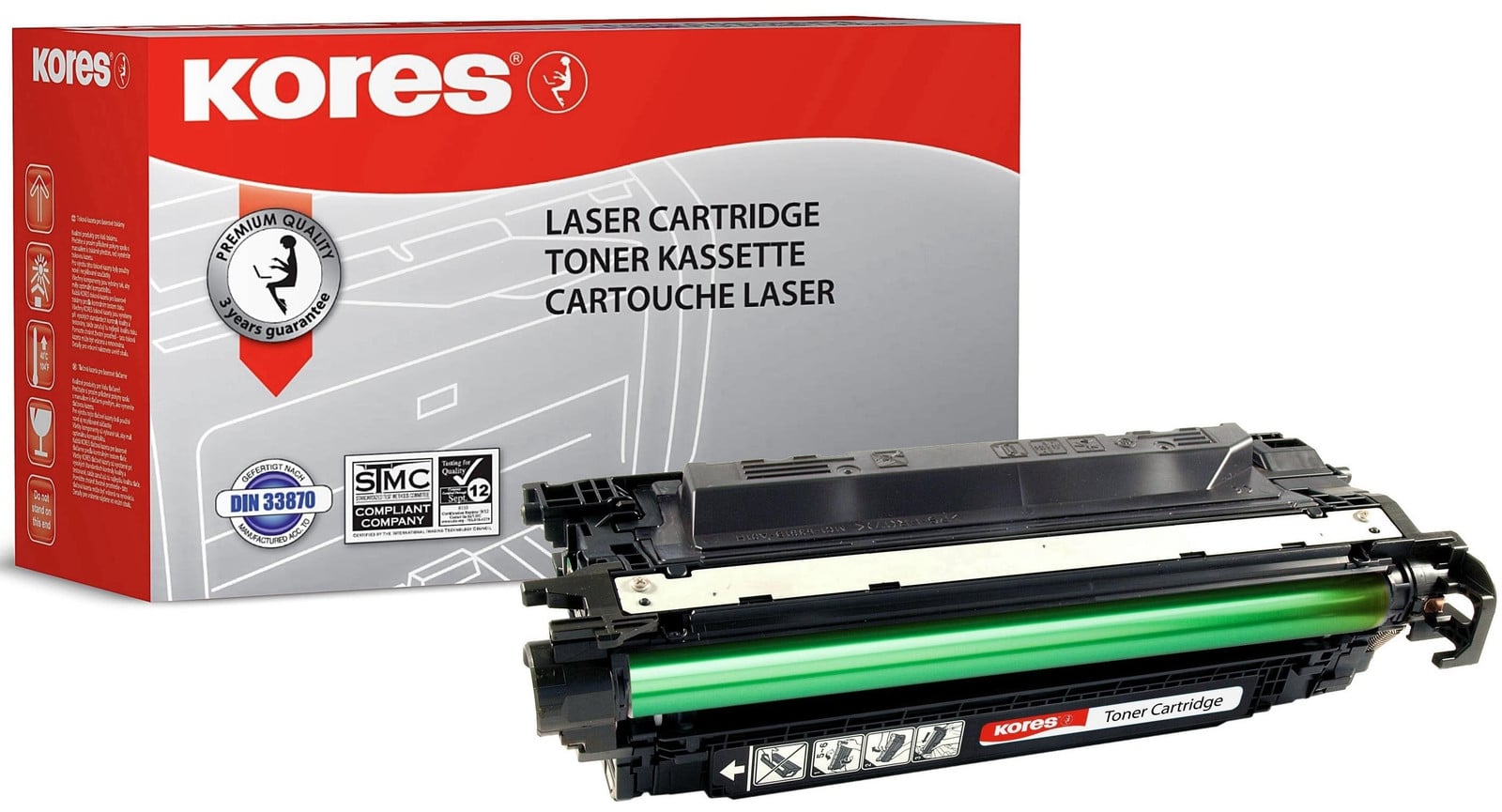 Kores G1232HCS tonercartridge, vervangt HP CE400X, zwart