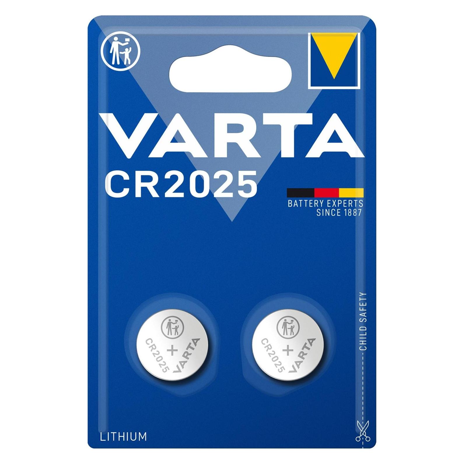 Varta Electronics CR2025 (2 Stk., CR2025, 160 mAh) (06025 101 402)