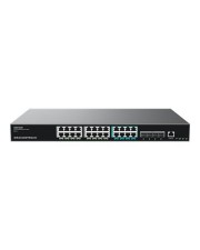 Grandstream Networks Grandstream GWN7820 Series Switch L3 managed 16 x 10/100/1000 PoE+ + 8 x 2.5G + 4 x 10 Gigabit SFP+ Desktop an Rack montierbar PoE++ 360 W (GWN7822P)
