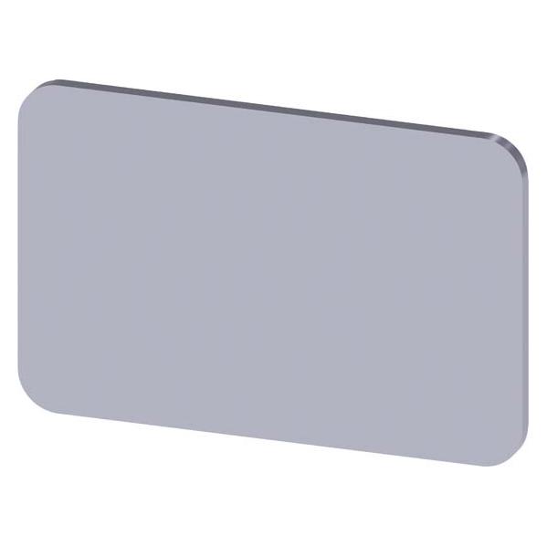 Siemens Labeling plate 17.5x27mm, silver (3SU1900-0AD81-0AA0)