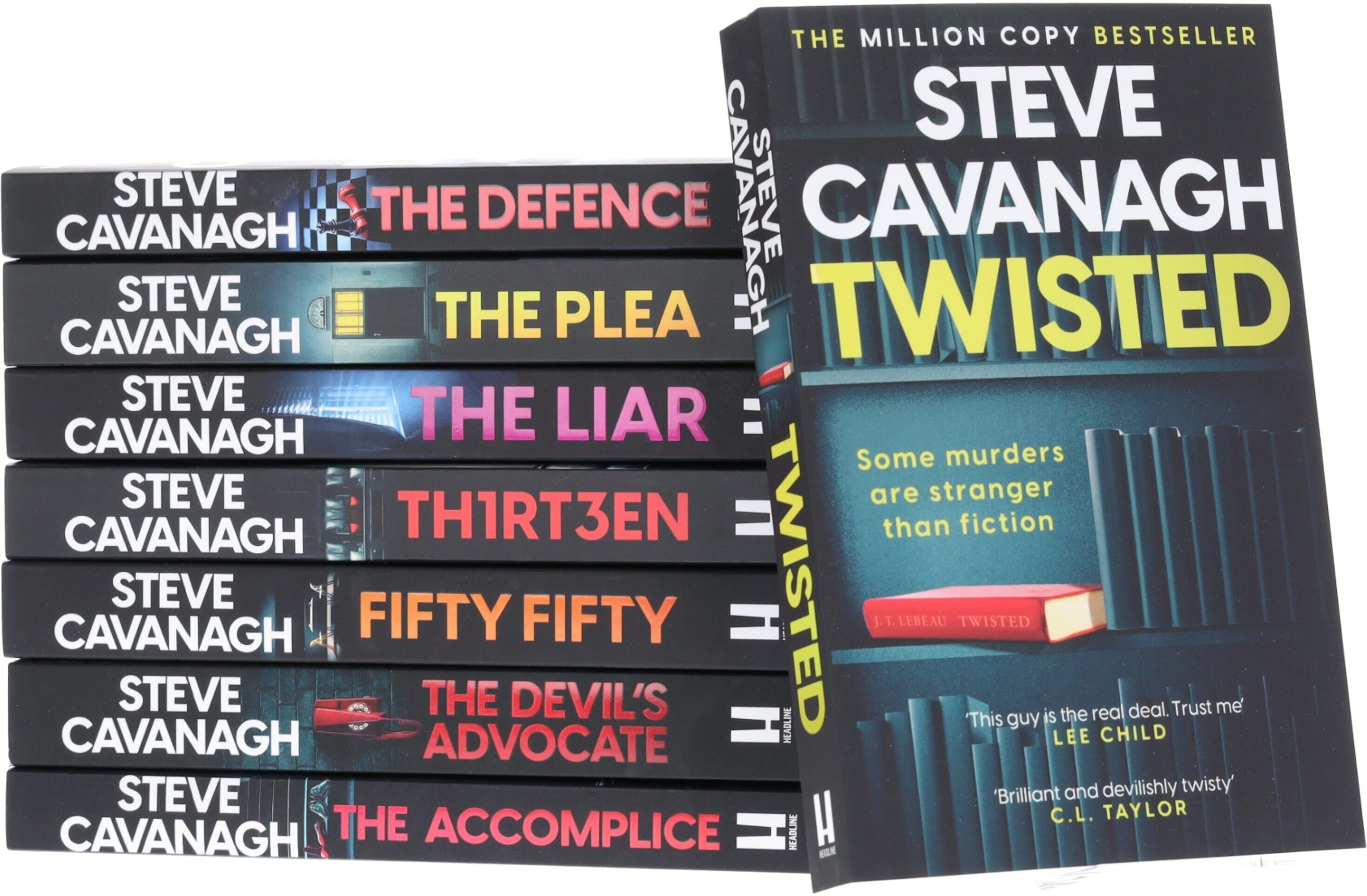 Eddie Flynn Series (Set 2) by Steve Cavanagh 8 Books Collection Set - Fiction - Paperback Hachette