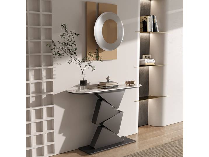 Table Console moderne haut de gamme, Design créatif, minimaliste, rangement Unique, meubles de salon