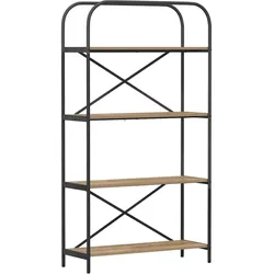 vidaXL Regal Eiche handwerklich 80 x 30 x 146 cm Holzwerkstoff