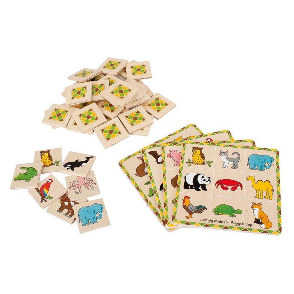 Bigjigs Holztiere Lotto (BJ791)