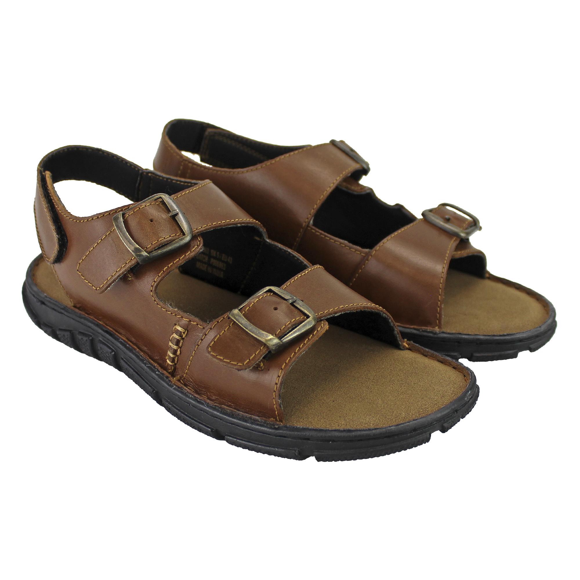 Herren Sommer Strand Leder Sandalen