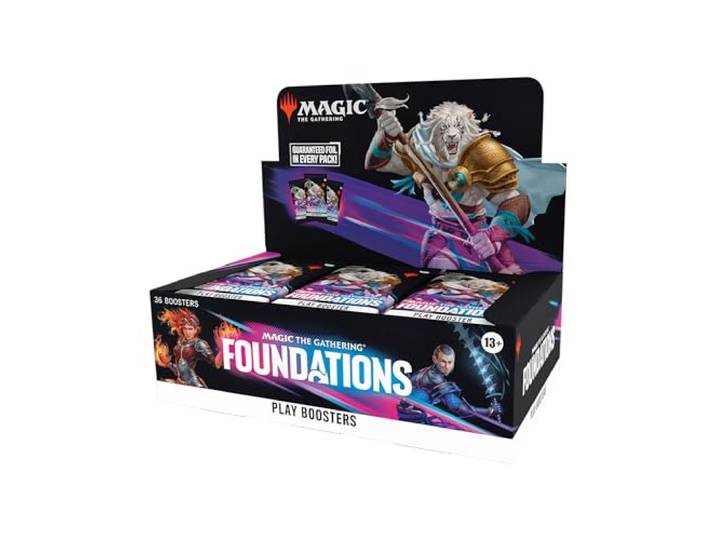 Magic: The Gathering Grundstein Play-Booster-Display – 36 Booster (504 Magic-Karten) (Englische Version)