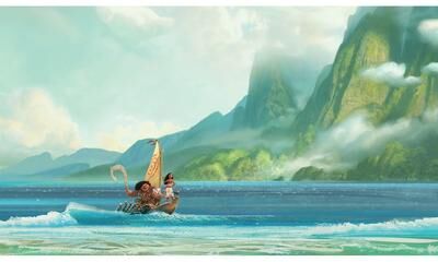 Roommates Disney Moana Peel and Stick Wall Mural