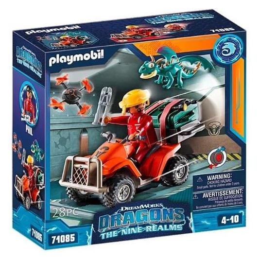 Playmobil Dragons Icaris Quad & Phil 28-teilig (Playmobil Dragons) (71085)