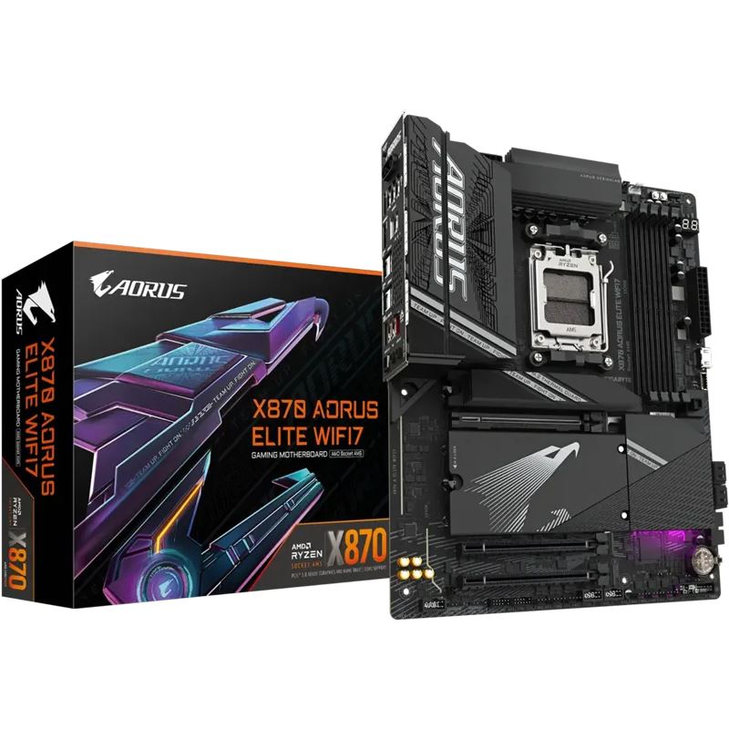 Gigabyte AORUS Elite WIFI7 AMD X870 So.AM5 DDR5 ATX Retail
