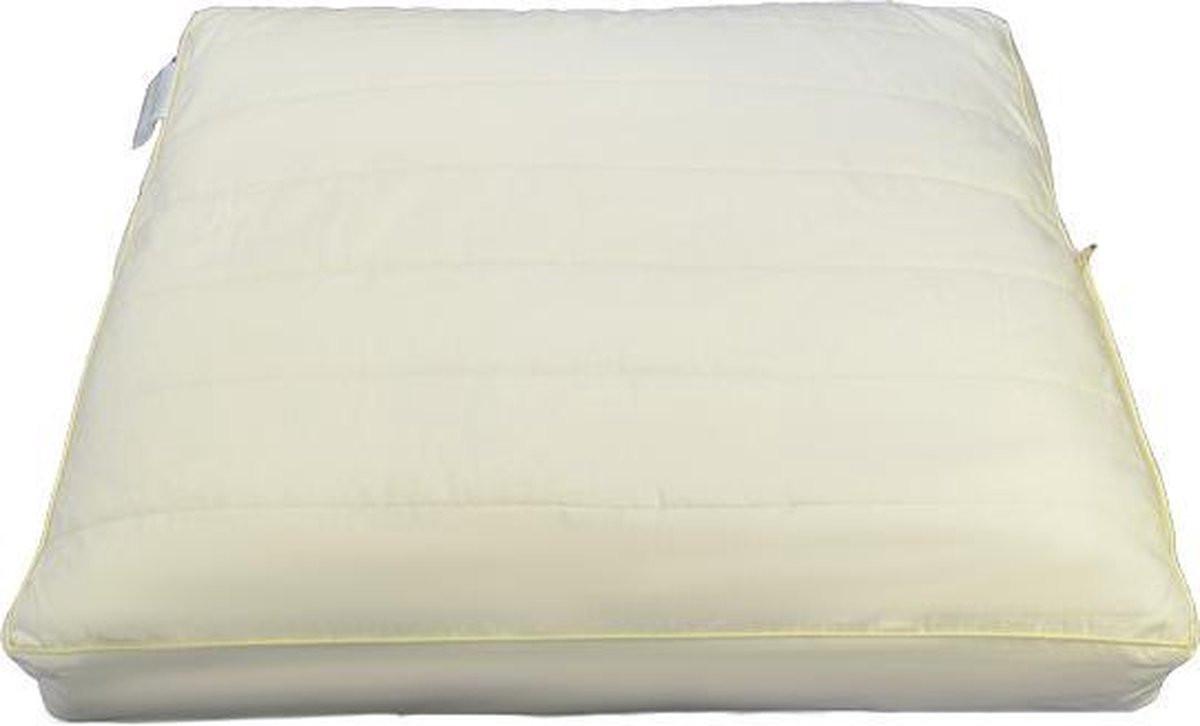 Kapok Box Hoofdkussen - 100% Java Kapok - Ecru - B/D/H: 50 x 60 x 10 cm