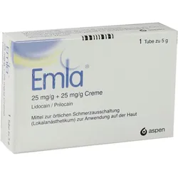 Emla 25 mg/G + 25 mg/G Creme + 2 Tegaderm Pfl 5 G