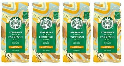 Starbucks - Blonde Espresso Roast - Kaffeebohnen 4 X 450 G - MaxiCoffee