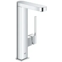 Grohe Plus Waschtischarmatur 23844003 L-Size, glatter Körper, herausziehbarer Push-Open-Ablauf, chrom