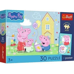 Trefl: Peppa hat einen Puzzleplan – 30 Teile
