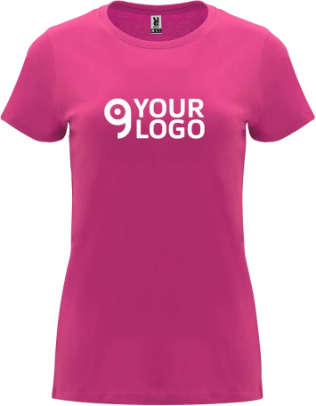 T-shirt donna Capri Gricollo in cotone, sfiancata Personalizzate o neutre Roly