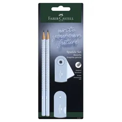 FABER-CASTELL Bleistift-Set Grip Sparkle