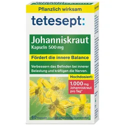 Tetesept Johanniskraut 500 mg Kapseln 60 St
