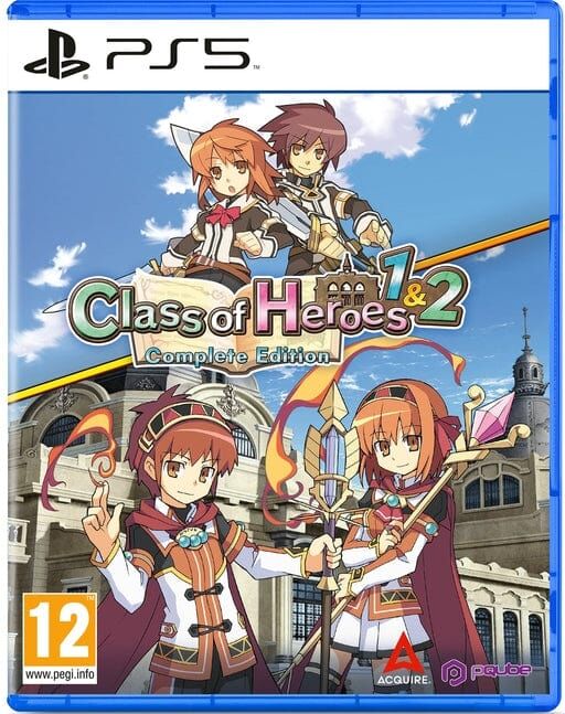PQUBE LIMITED Class of Heroes 1 ; 2 Complete Edition for PlayStation 5