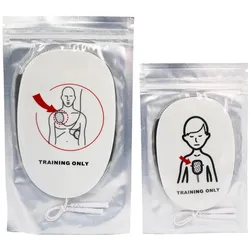 1 Paar wiederverwendbare AED-Trainingselektroden für XFT-120C+ und Mini AED Trai...