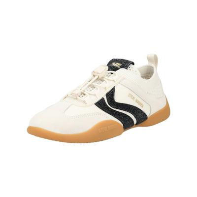 Sneaker STEVE MADDEN "STEVE MADDEN Sneaker Textil", Damen, Gr. 37, weiß (weiß, schwarz), Textil, Schuhe Sneaker