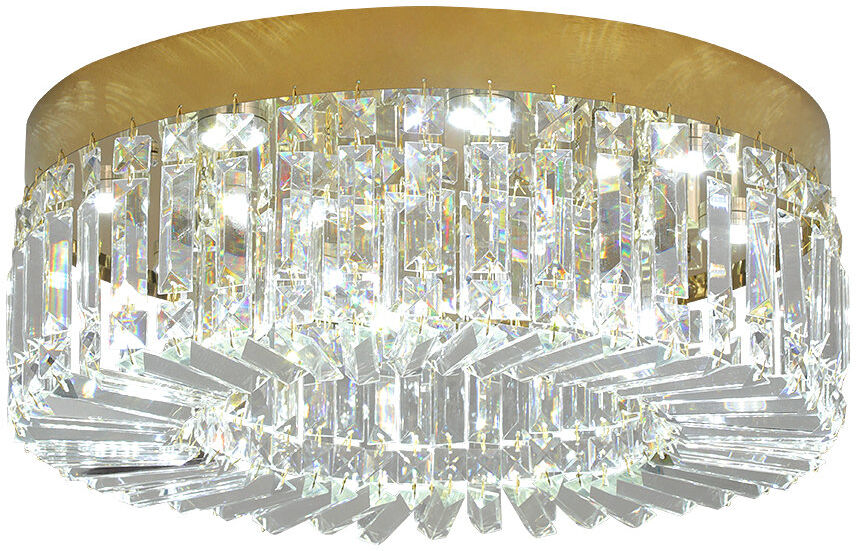 Fairmont Park Ajaz 1 - Light Cylinder Integrated LED Chandelier Gold 50 cm