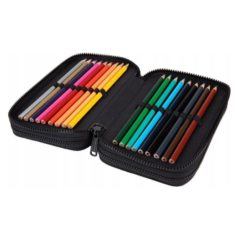 Patio Pencil case CoolPack F067966, 20 cm x 13 cm, black/green (68492027)
