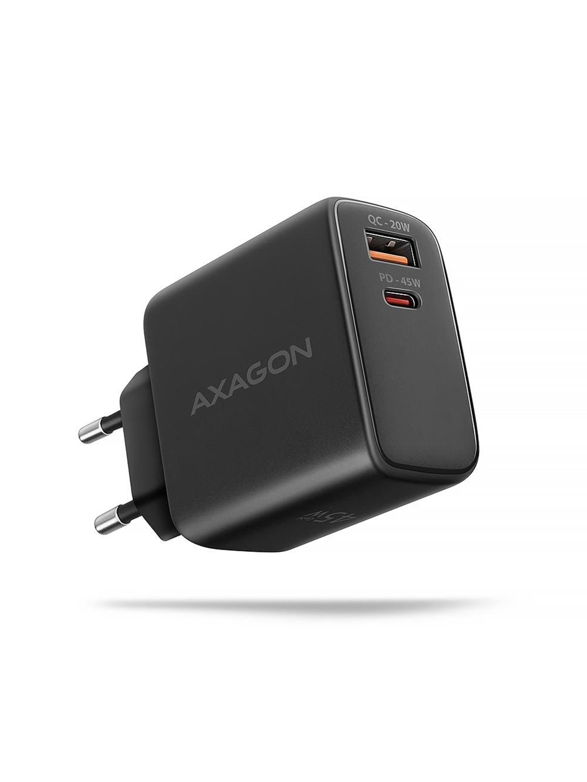 AXAGON Wandladegerät 45 W PD 3.0 Quick Charge 4+ - USB-C + USB-A