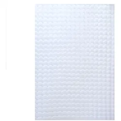 Teppich Wohnzimmer Hochflor Einfarbig Weich Flauschig Waschbar Strapazierfähig Schlafzimmer OEKO-TEX Weiß 80x150 cm – ALBA von Kadima Design