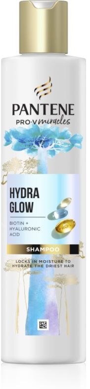 Pantene Pro-V Miracles Hydra Glow shampoing hydratant pour cheveux secs et abîmés 250 ml