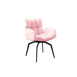 ESSZIMMERSTUHL BARO Pink Webstoff Drehbar (360°) (1er-Set)