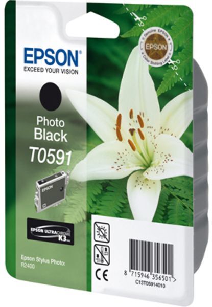 Epson T059 (C13T059140) - Noir photo - Cartouche d'encre