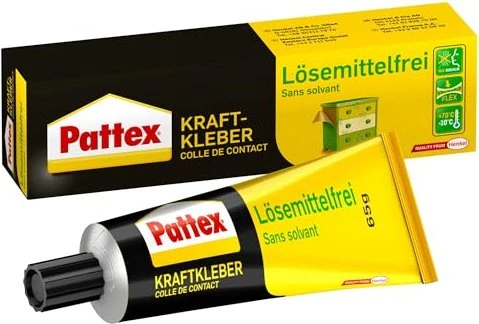 Pattex Kraftkleber Lösemittelfrei, transparent, Tube, 65g