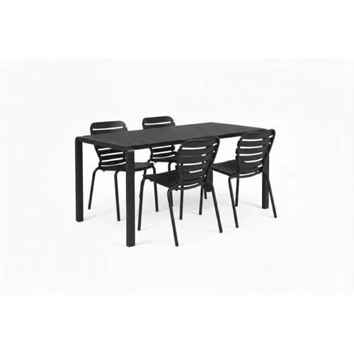 Zuiver Vondel diningset zwart