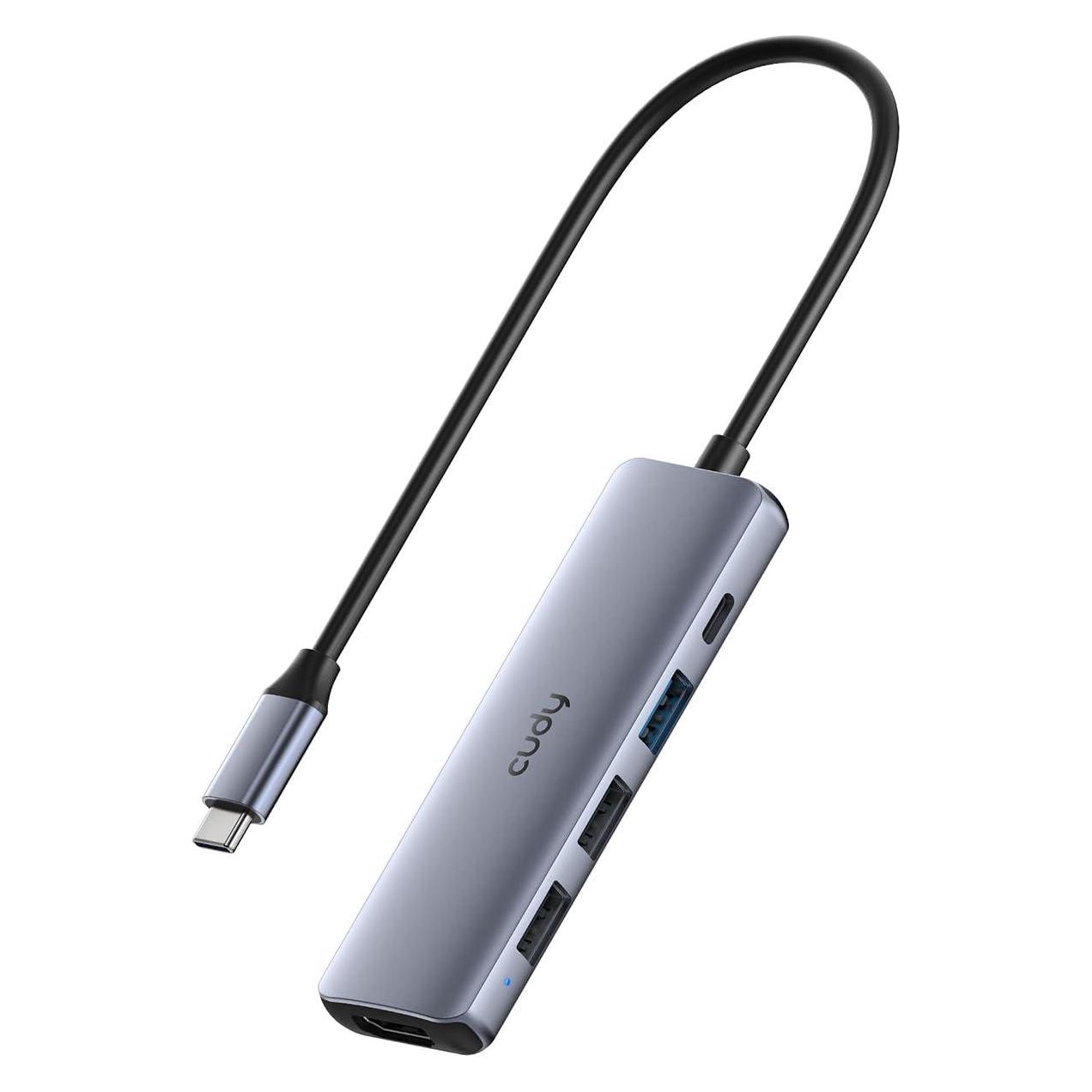 Cudy 5-IN-1 USB-C Hub with 4K HDMI (USB-C, 5 Ports) (UH405)