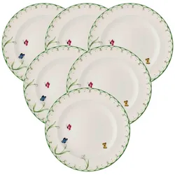 SPEISETELLER Colourful Spring bunt ø 27 cm 6er Set