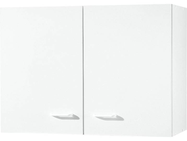Hängeschrank KOCHSTATION KS-Elster , weiss (weiß), B:80cm H:57cm T:34cm, Holzwerkstoff, Schränke, Hängeschrank, Breite 80 cm