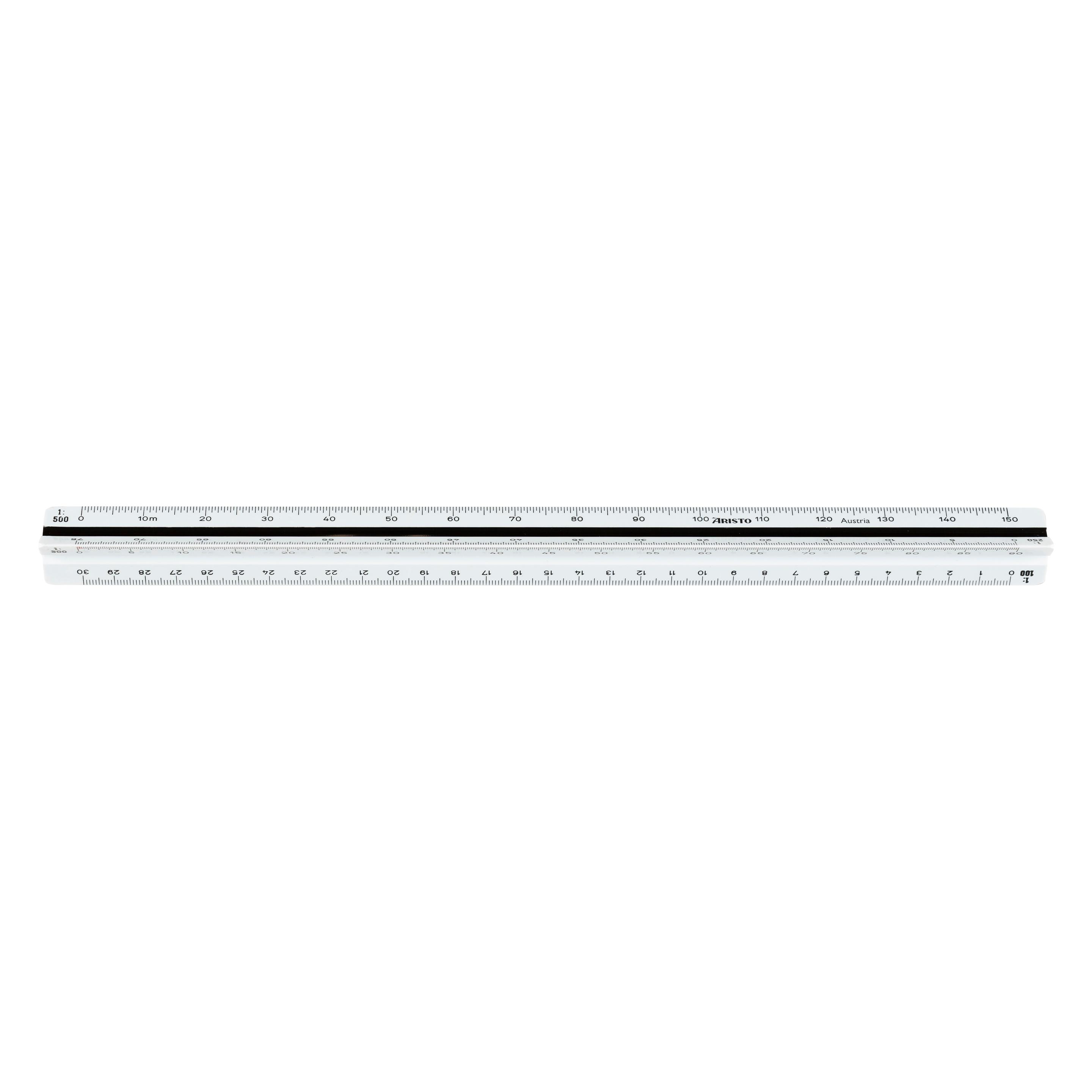 Aristo Dreikantlineal B, weiss (Kunststoff) (AR23704EB)