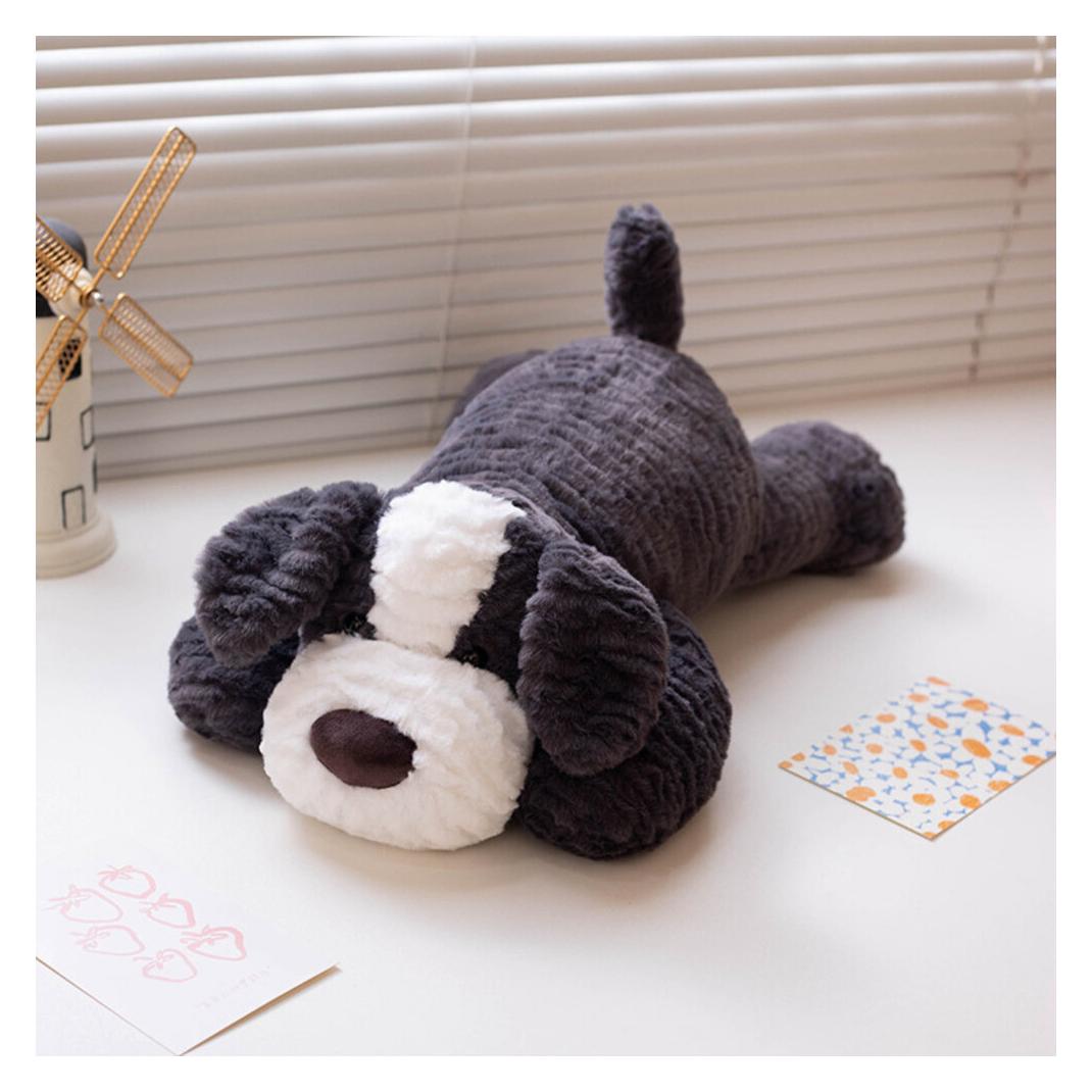 Lean Toys Lean Plüsch-Maskottchen Umarmungen Hund Dunkelgrau 30Cm (30 cm) (67992540)