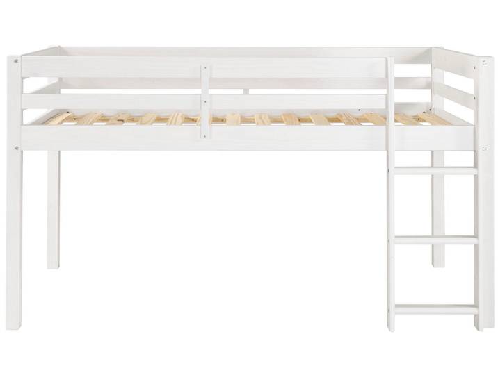 Bett mittelhoch NIVIO 90x200cm weiss