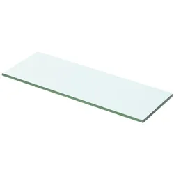 vidaXL Regalböden 2 Stk. Glas Transparent 50x12 cm
