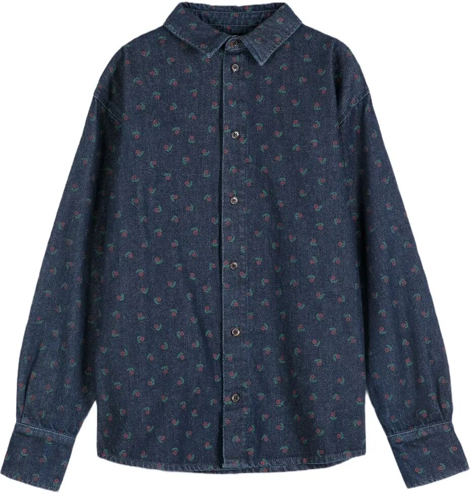 Bobo Choses Chemise Swamp Whirl Coton Bio Bleu marine XS